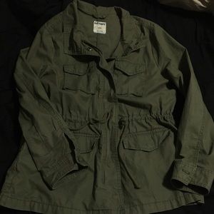 Olive utility jacket